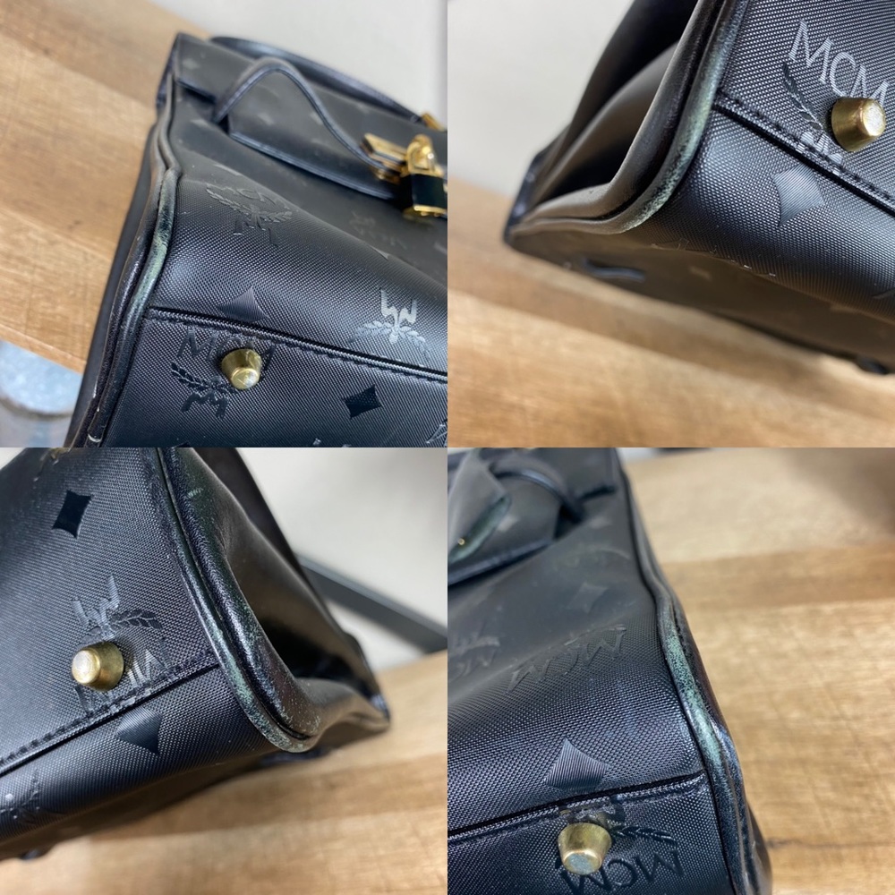 SOLD MCM Vintage Visetos Kelly Top Handle Handbag - Picture 14 of 16